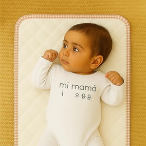 Tapis à langer nomade en coton bio