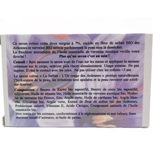 Deux savons bio aux fleurs de safran