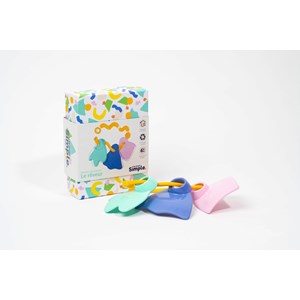 Le rêveur : hochet à manipuler orange