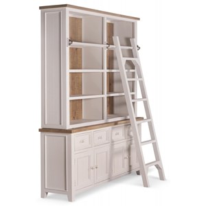 Bibliothèque 4 tiroirs bois blanc -