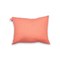 Coussin rectangle en coton bio vichy Orange