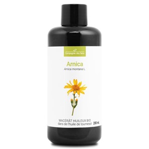Arnica - macérât huileux bio - 200ml - flacon en verre
