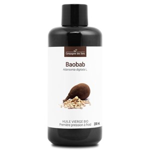 Huile de baobab bio - 200ml - fraîcheur garantie oxycert® - vierge & de 1?? pres