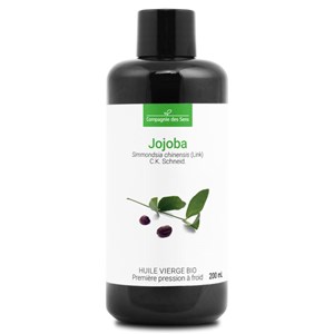 Huile de jojoba bio - 200ml - fraîcheur garantie oxycert® - vierge & de 1?? pres
