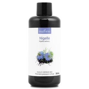 Huile de nigelle bio - 200ml - fraîcheur garantie oxycert® - vierge & de 1?? pre