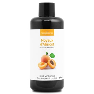 Huile de noyaux d'abricot bio - 200ml - fraîcheur garantie oxycert® - vierge & d