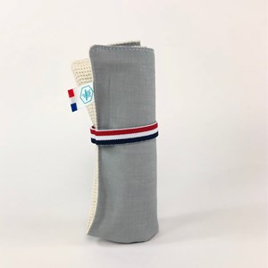 Serviette nomade bio gris nuage