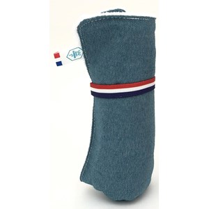Serviette nomade recyclee paon