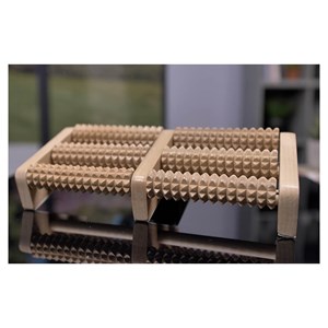 Rouleau massage des pieds masseur bois