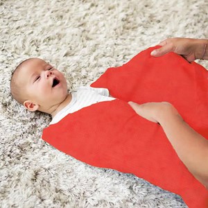 Maxi lange en coton bio fraise