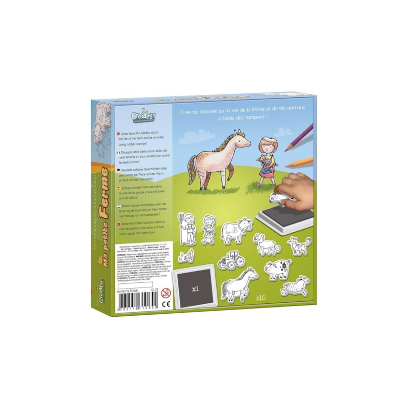 Coffret tampons ma ferme (Crea Lign) - Image 1