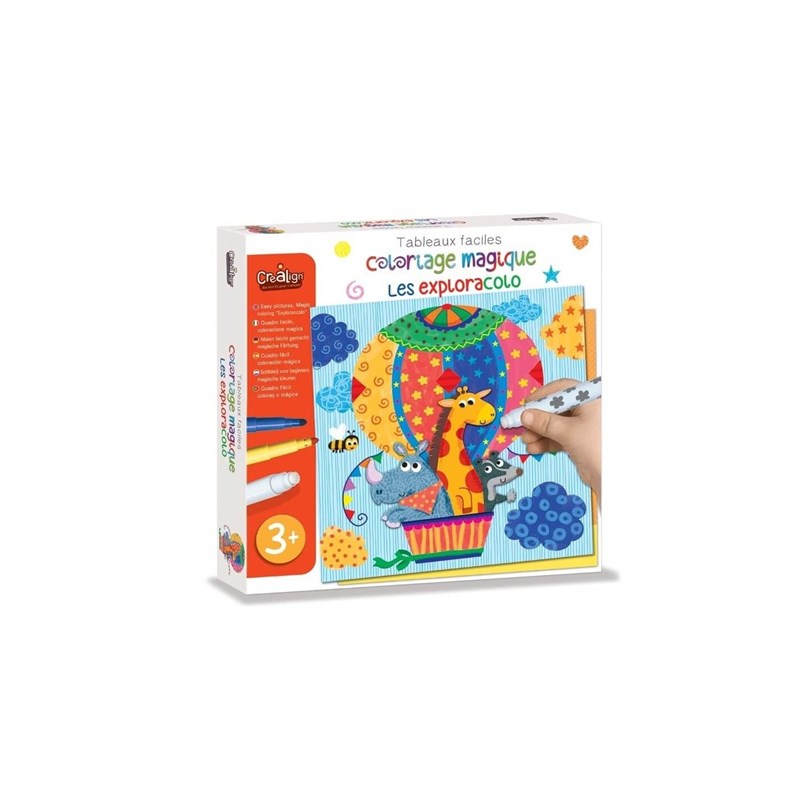 Crea Lign - Coloriage magique les exploracolo