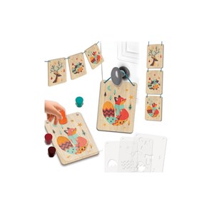 Tampographie animaux de la foret