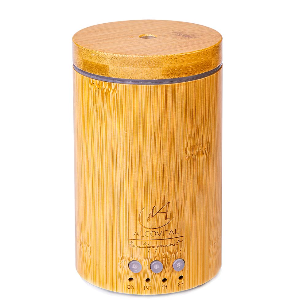 Livoo Diffuseur d'huiles essentielles 150 ml bambou couleur bois