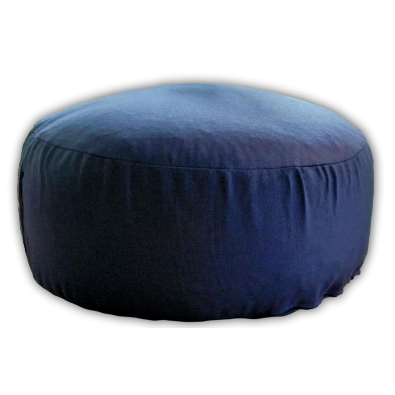 Coussin De Méditation Hihealer - Housse Velours Grise Avec Mousse à Mémoire De Forme