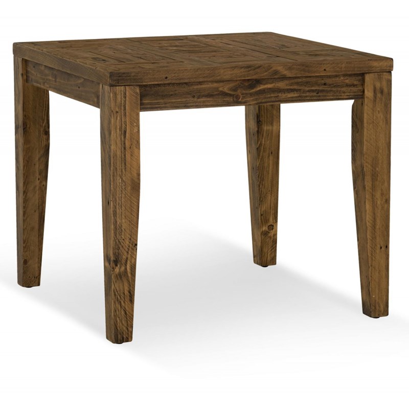 Décoration d'autrefois - Table à manger bois marron 90x90x78.5cm