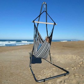 Hamac chaise poligono noir xl support so