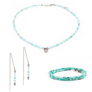 Pack lumia en pierres amazonite