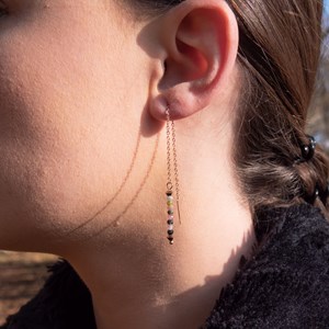 Parure lumia en pierres tourmaline