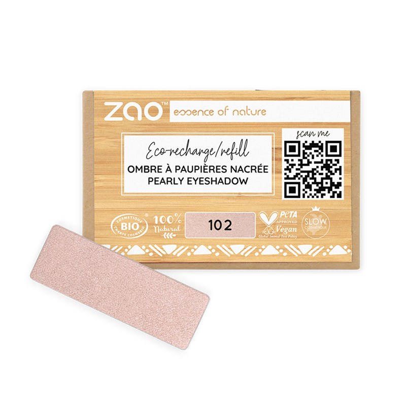 ZAO Make Up - Recharge ombre à paupières rectangle bio
