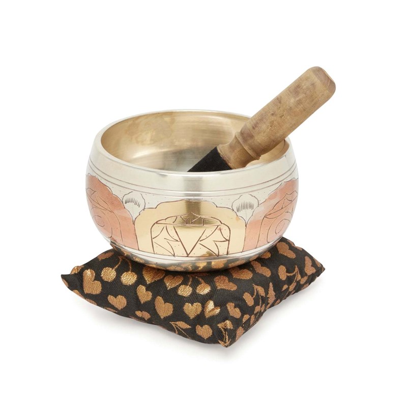 Karma Yoga Shop - Bol chantant bouddha en cuivre