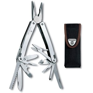 Outil multifonction victorinox swisstool spirit x + étui nylon