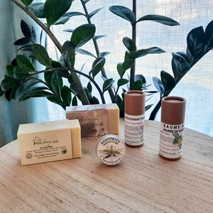 Coffret cosmétique zéro déchet