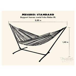 Support inka xl - hamac azur xxl