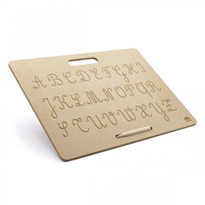 Tablette écriture majuscules cursives m