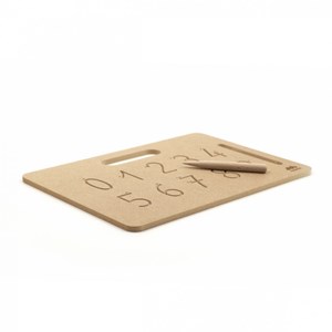 Tablette écriture chiffres montessori