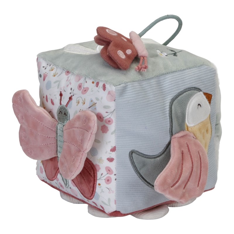 LITTLE DUTCH - Cube d'activités soft flowers butterfli