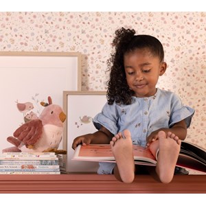 Peluche oiseau flowers butterflies