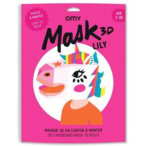 Masque 3d licorne - lily - omy