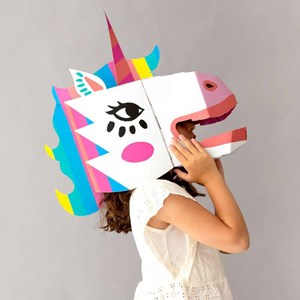 Masque 3d licorne - lily - omy
