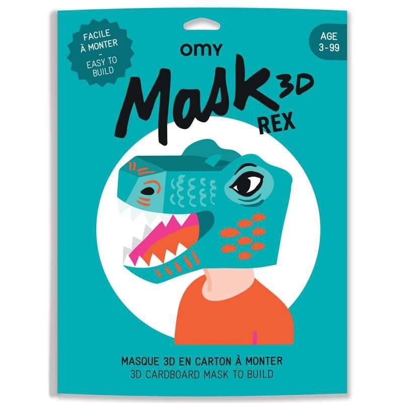 OMY - Masque 3d dinosaure  rex  omy