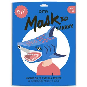 Omy masque 3d requin  sharky - dès 3 an
