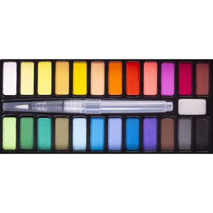 Omy kit aquarelle 24 couleurs + pinceau