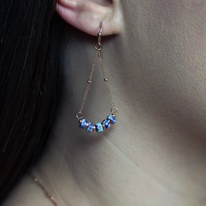 Boucles d'oreilles piana jaspe