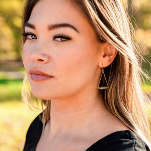 Boucles d'oreilles piana agate aquatique