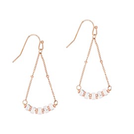Boucles d'oreilles piana howlite