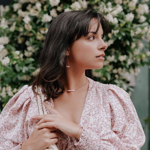 Boucles d'oreilles piana howlite