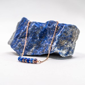 Parure piana en pierres lapis-lazuli