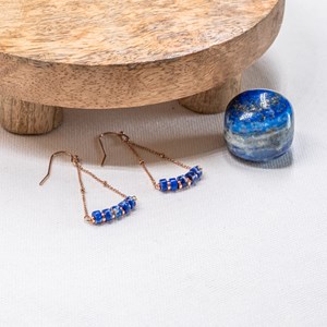 Parure piana en pierres lapis-lazuli