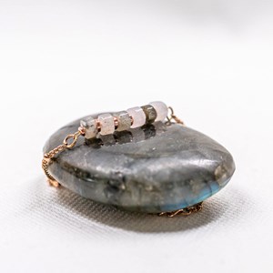 Pack piana en pierres labradorite