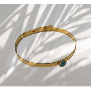 Bracelet ajustable argent doré
