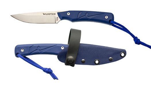 Couteau wildsteer troll bleu