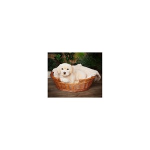 Peluche géant labrador beige 60 cm