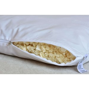 Oreiller plat laine & latex bio 60x40