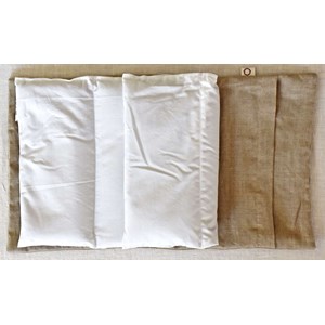 Bouillotte graines de lin bio 42x24cm