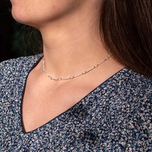 Collier paloma en pierres de lune